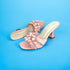 Light Pink Barbed Heels - cunei